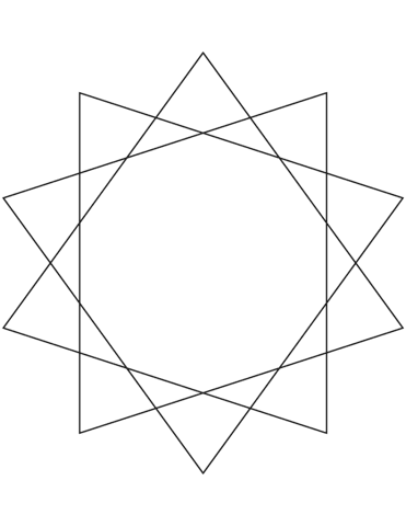 Free 10 Point Star Coloring Page