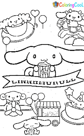 Free Cinnamoroll Beauty Coloring Page