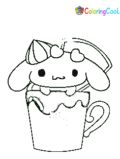 Free Cinnamoroll Hot Coloring Page