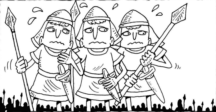 Free David and Goliath Coloring Page