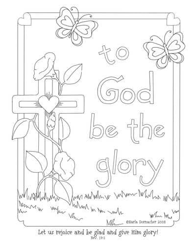 Free Easter Coloring