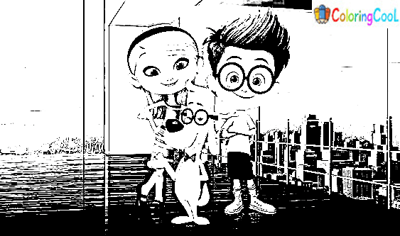 Free Mr Peabody & Sherman Coloring Coloring Page