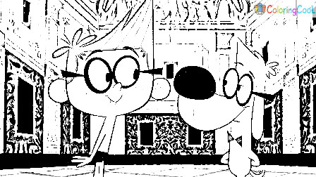 Free Mr Peabody & Sherman to print for kids Coloring Page