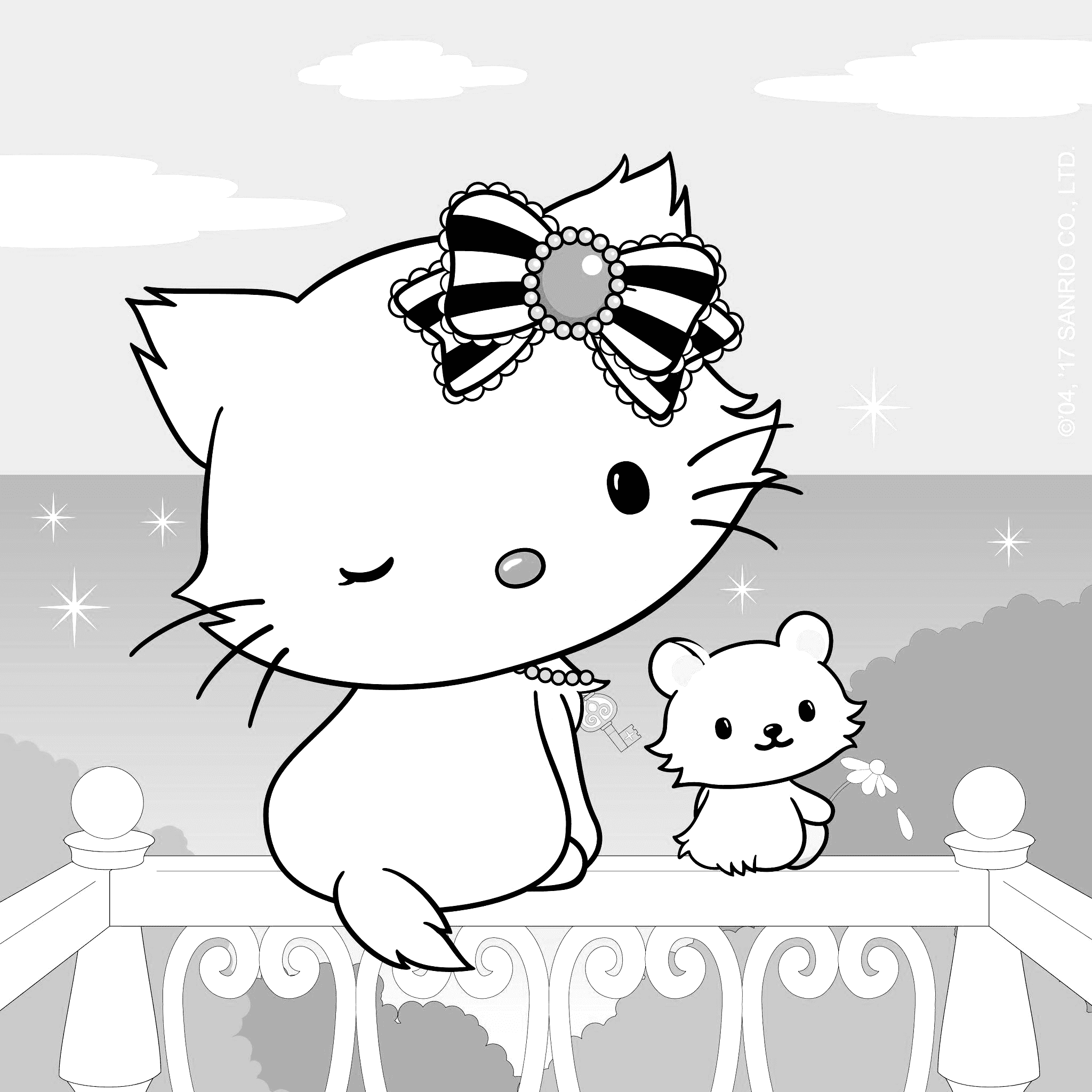 Free Picture Charmmy Kitty Coloring Page