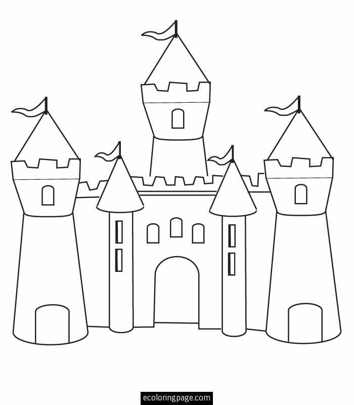 Free Printable Castle Coloring Page