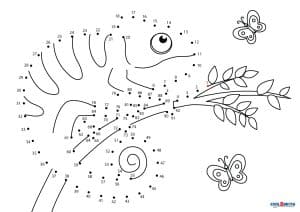 Free Printable Connect the Dots Coloring Pages