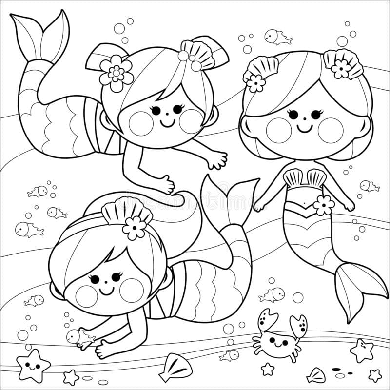 Free Printable Swimming Coloring Coloring Page