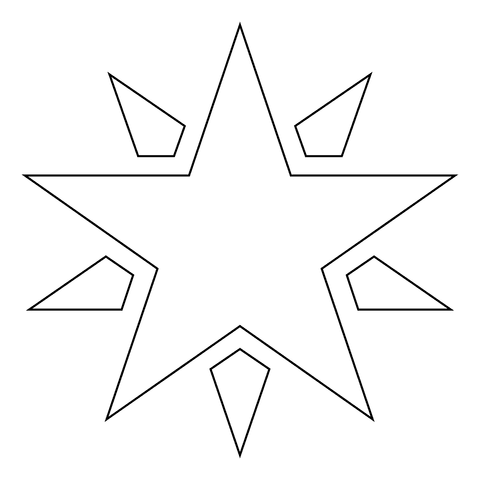 Glowing Star To print