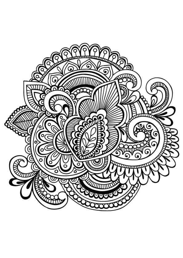 Hard To Print Coloring Page