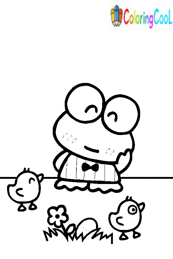 Image about black in Keroppi Coloring Page