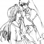 Inuyasha Sweet to Print Coloring Page