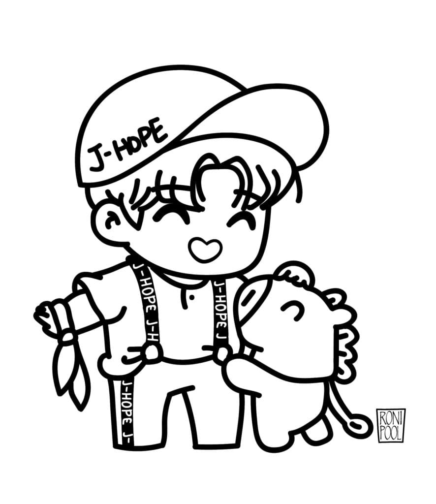 J-Hope and his fictional character