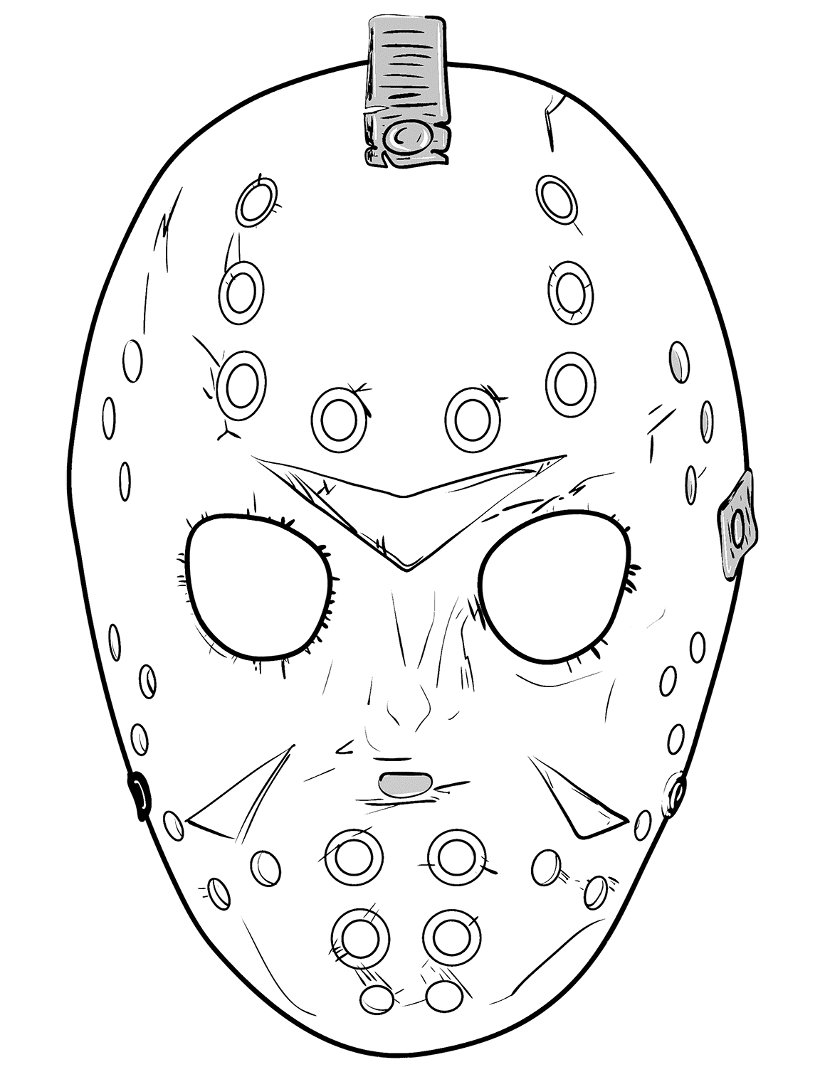 Jason Coloring Mask