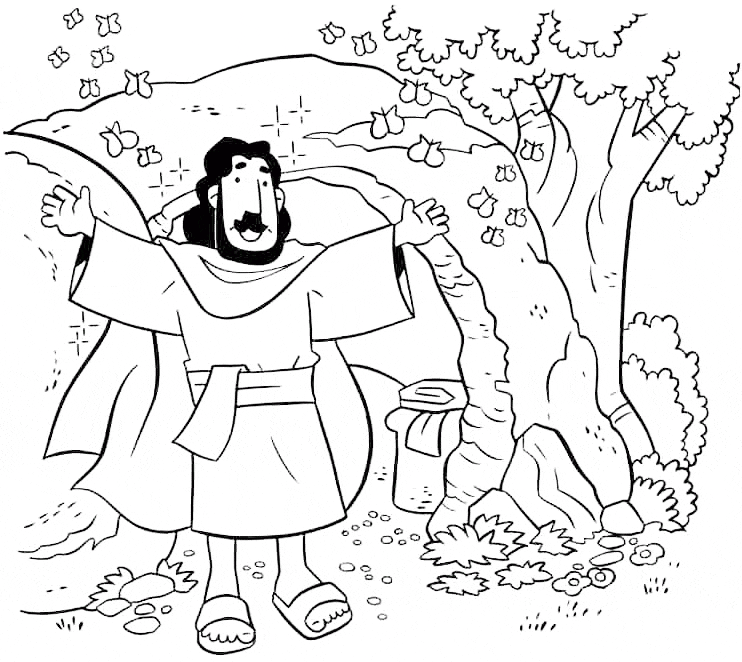 Jesus Rises Coloring Page Coloring Page