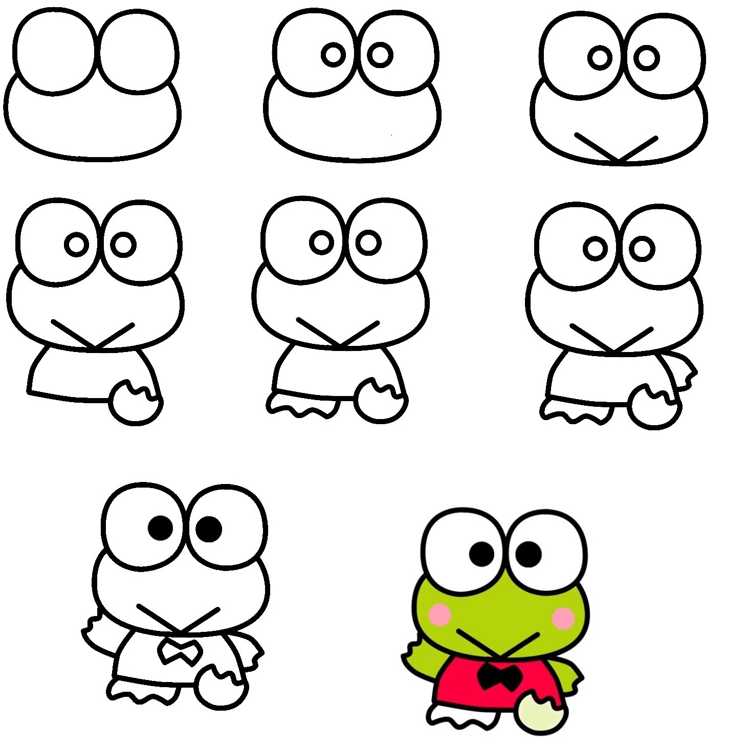 Keroppi-Drawing