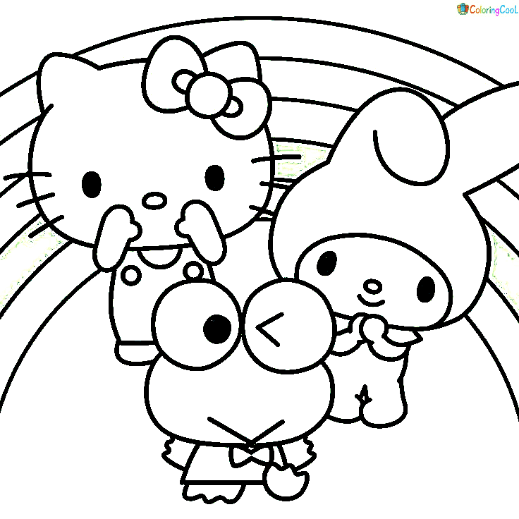 Keroppi For Kids Coloring Page