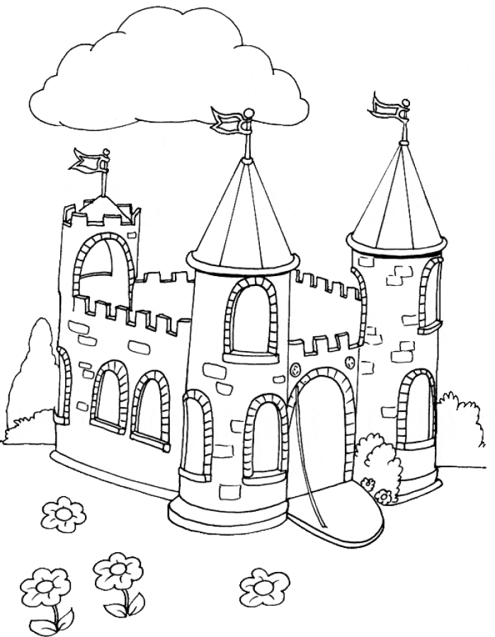 Lego castle Coloring Pages Coloring Page