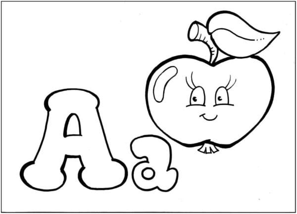 Letter A is for Apple