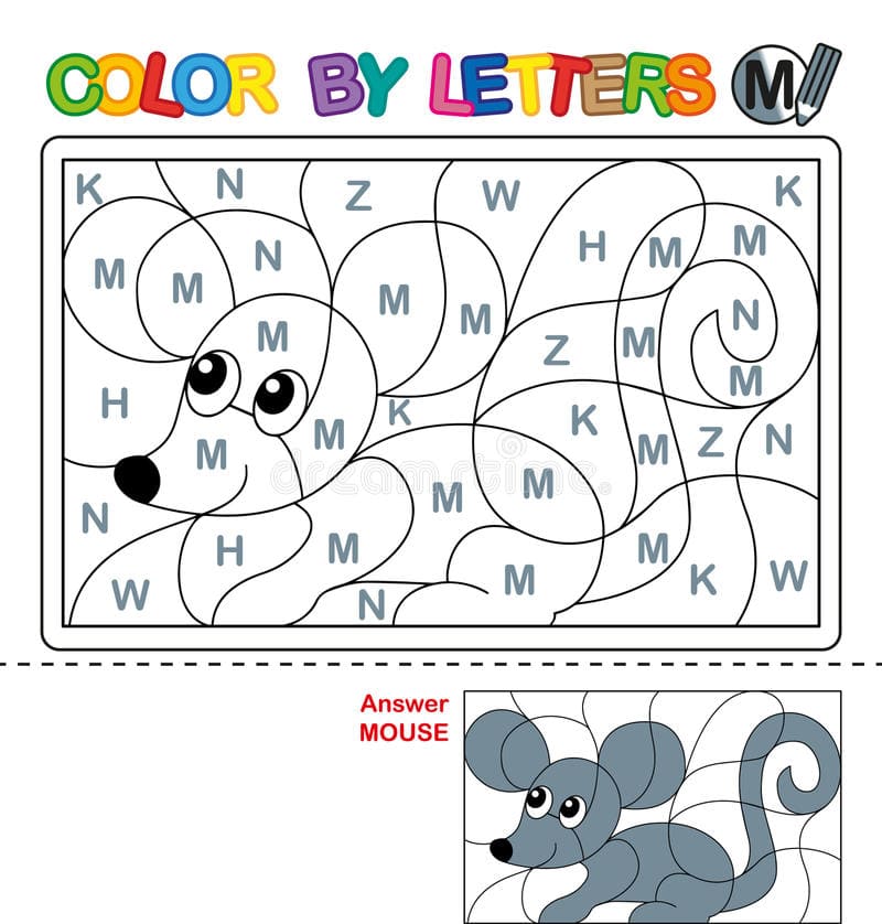 Mouse Color by Letter