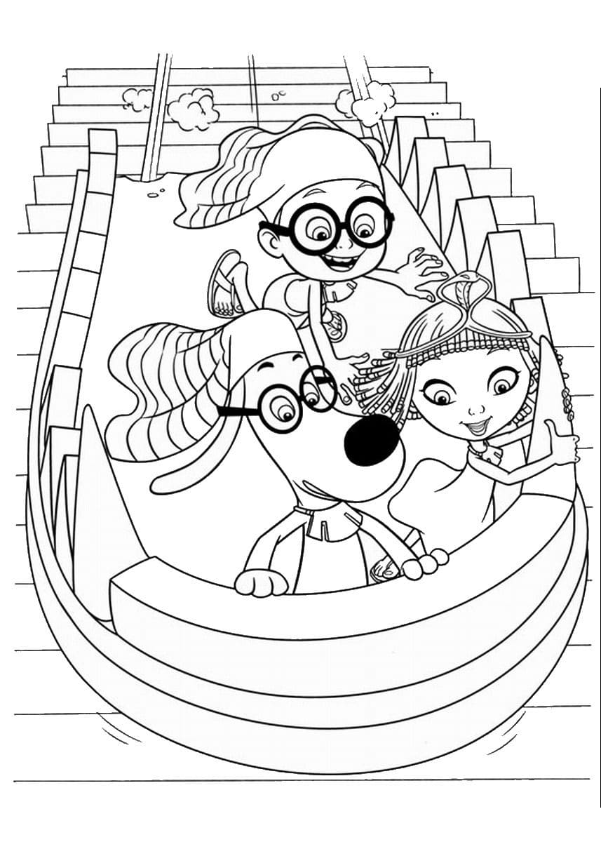 Mr Peabody And Sherman Coloring