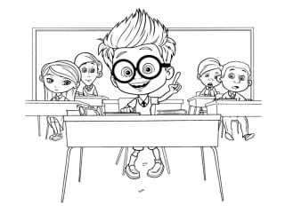 Mr Peabody Sherman Coloring Coloring Page