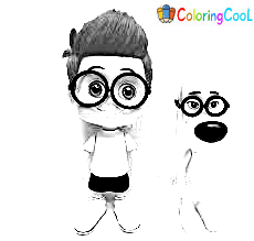 Mr Peabody & Sherman for kids To Print Coloring Page