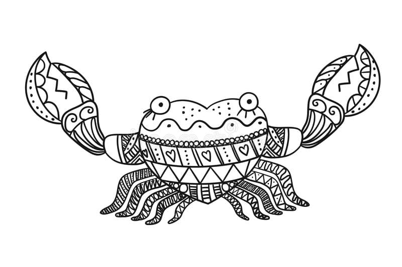 Oean Blue Crab To Print