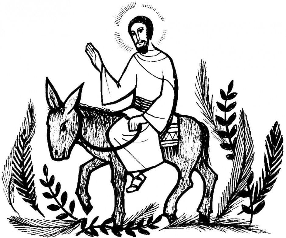 Palm Sunday Coloring Pages Coloring Page