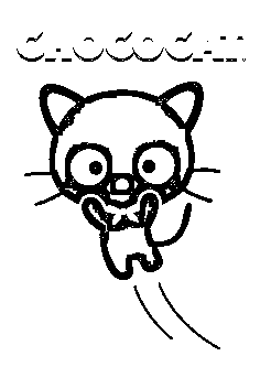 Printable Chococat Style Coloring Page