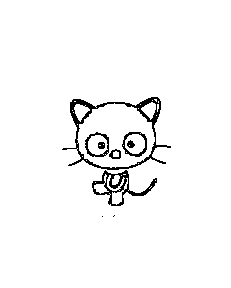 Printable Chococat Coloring Page
