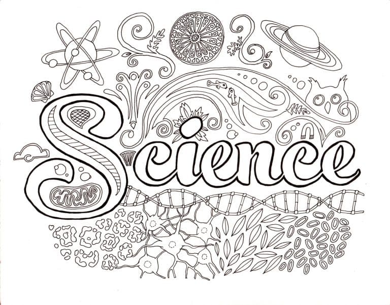 Science Coloring Pages Free Printable