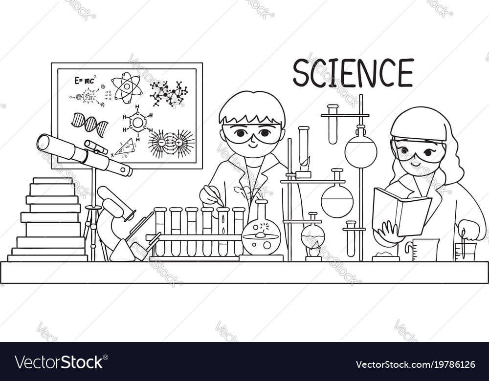 Science vector image