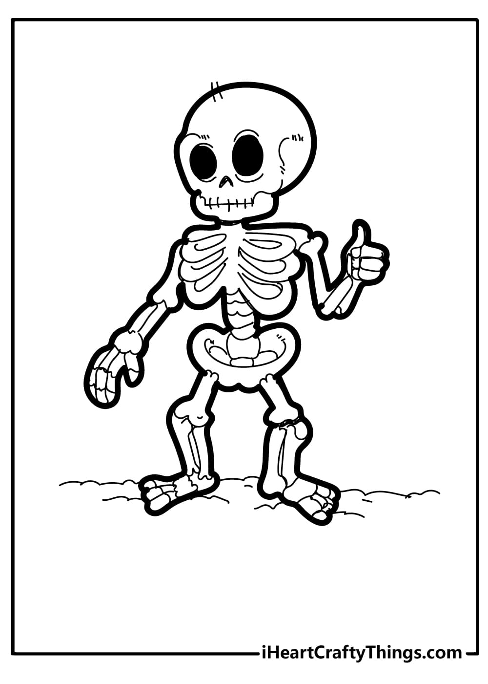 Skeleton Cutout Image