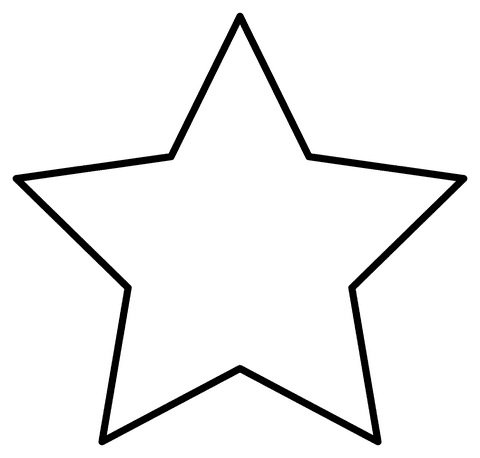 Star Emoji coloring page Free Printable
