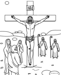 Stations of the Cross Coloring Pages