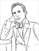 Stephen Foster Free Coloring Page