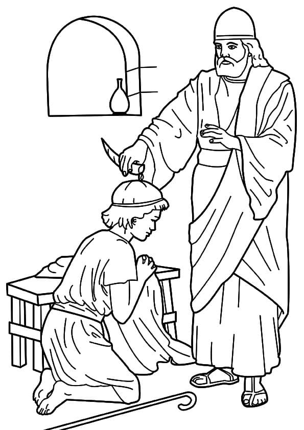 Takla Org Coloring Bible Samuel Coloring Page