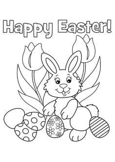 The easter Coloring Page