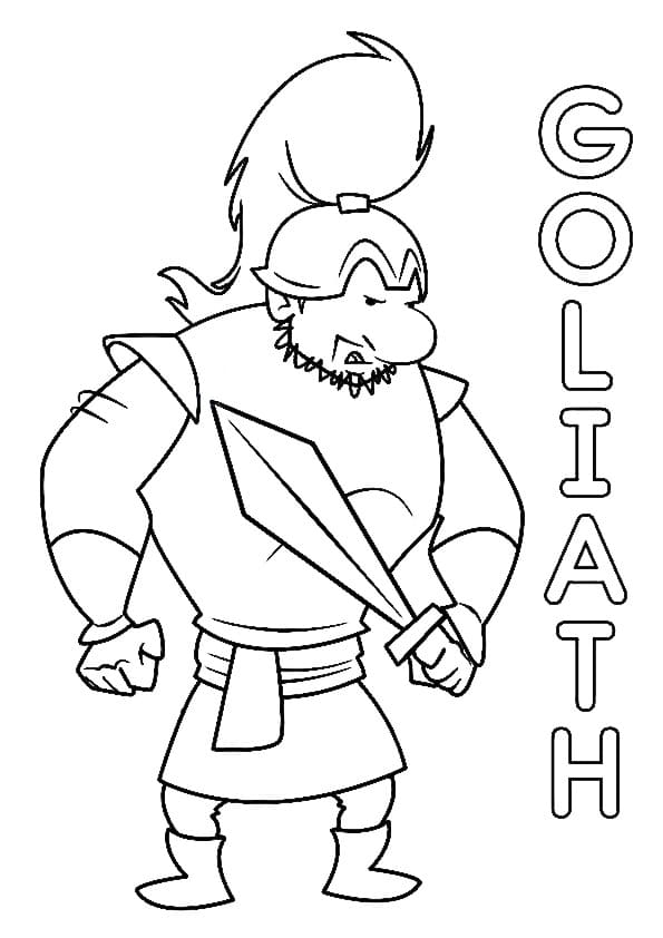 The goliath Free Coloring Page