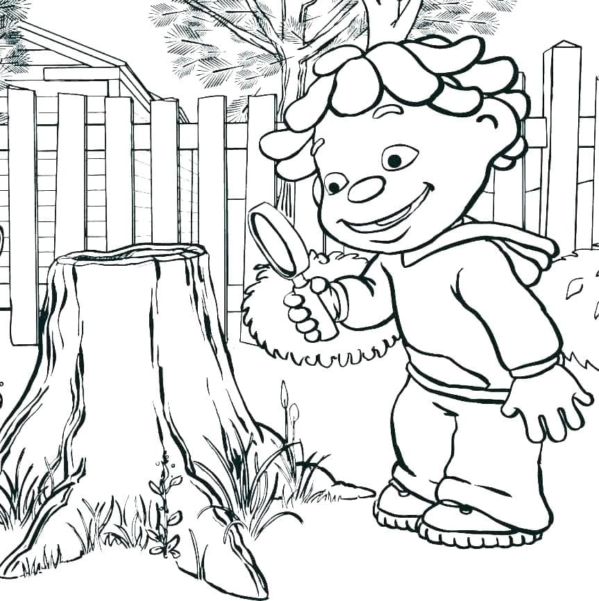 Young Scientist Coloring Pages