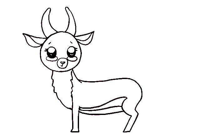 Antelope-Drawing-7