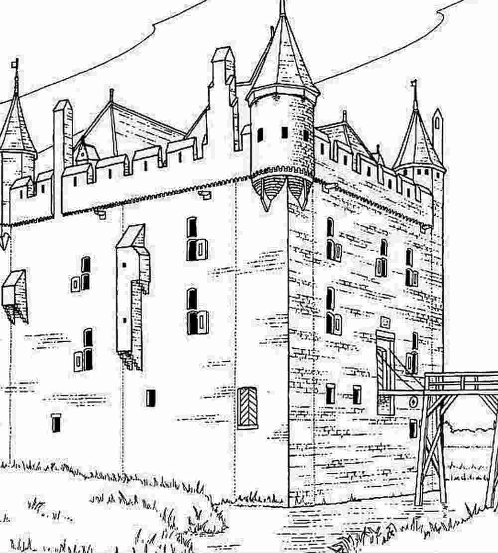 Coloring Castle Coloring Page