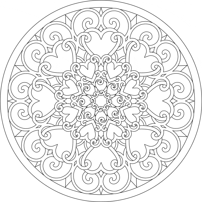 Free hard coloring pages to download Free