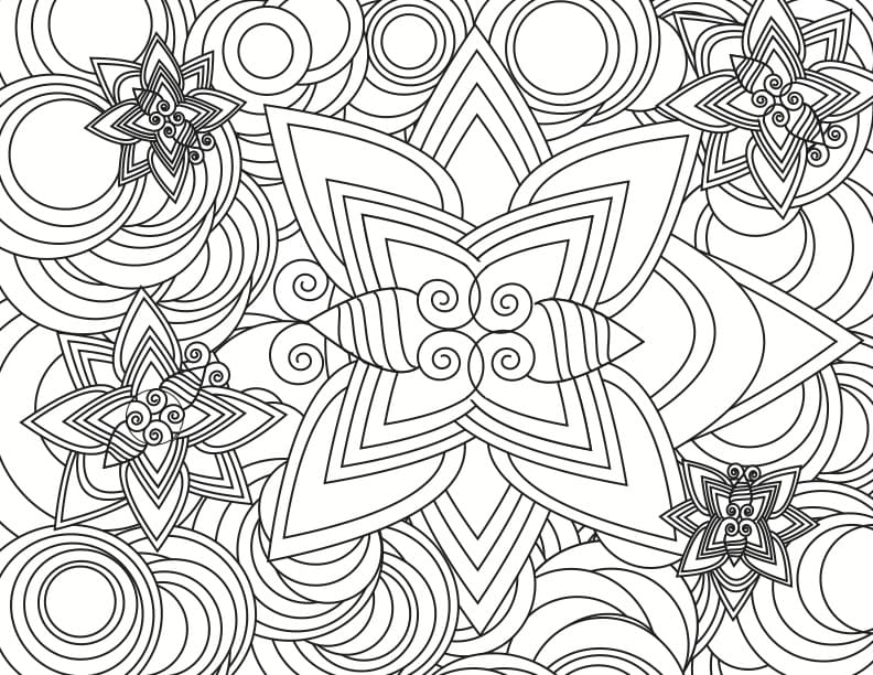 Hard coloring pages free to download