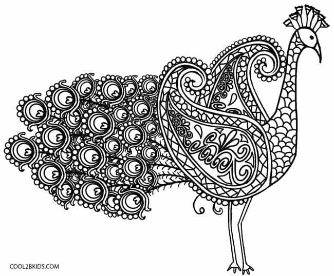 Animal Kaleidoscope Coloring Pages Coloring Page