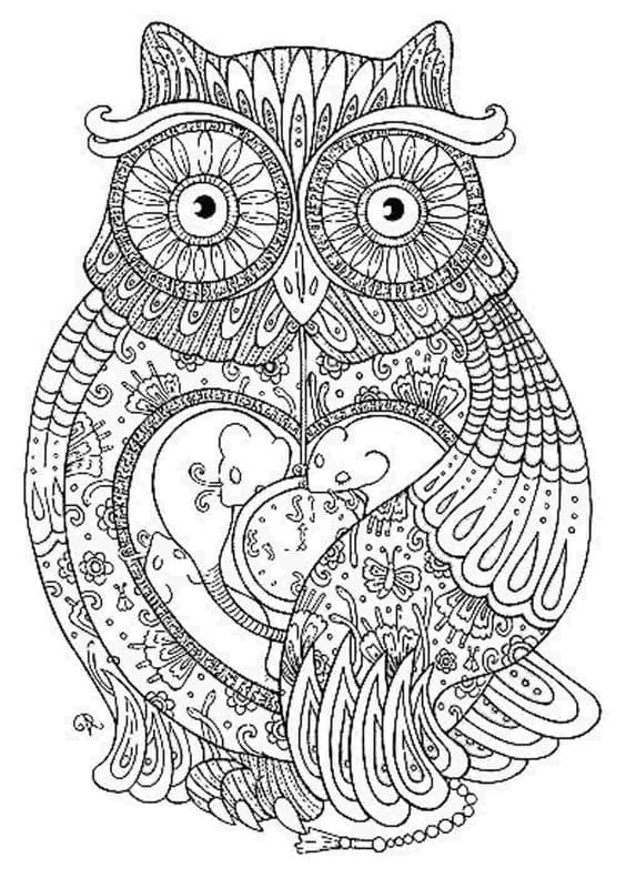 Animal Mandala Coloring Pages To Download Coloring Page