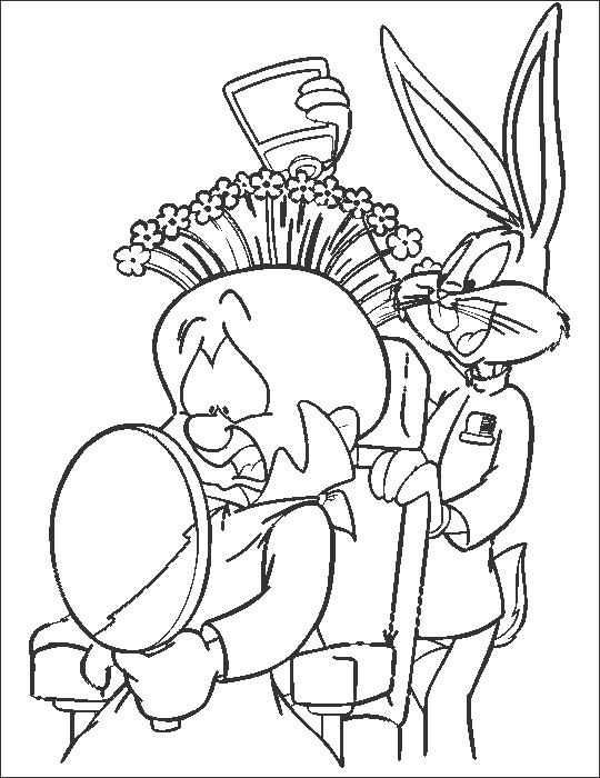 Barber Picture For Children Coloring Page