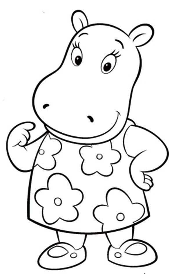 Backyardigans For Kids Coloring Page