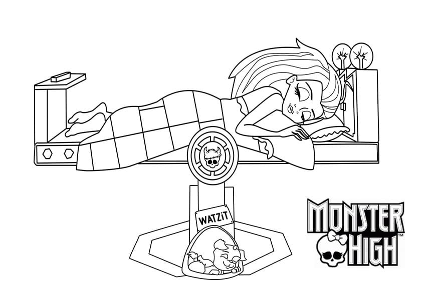 Bed Free Image Sheets Coloring Page