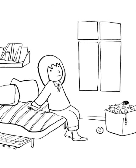 Bed Sweet Free Printable Coloring Page